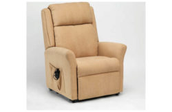 Memphis Riser Recliner Chair with Dual Motor - Biscuit.